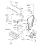 Diagram for Kia Sportage Timing Chain - 2432125000