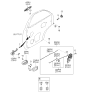 Diagram for 2004 Kia Sorento Door Handle - 836503E010XX