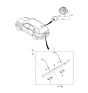Diagram for Kia Rio Headlight Bulb - 1864305009