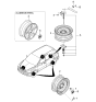Diagram for Kia Wheel Bearing Dust Cap - 529603E000