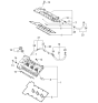 Diagram for Kia Sedona PCV Valve Hose - 267203C120