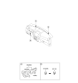 Diagram for 2011 Kia Sorento Ignition Switch - 954302P410