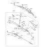 Diagram for 2012 Kia Sorento Tie Rod End - 568202B900