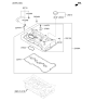 Diagram for Kia Valve Cover Gasket - 224412G710