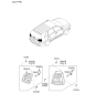 Diagram for 2010 Kia Sorento Light Socket - 924801U100