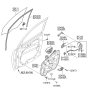 Diagram for 2012 Kia Sorento Window Regulator - 824011U000