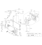 Diagram for Kia Sedona A/C Condenser Fan - 25380A9000