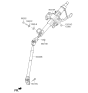 Diagram for Kia Sedona Steering Column - 56310A9000