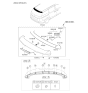 Diagram for 2021 Kia Sedona Windshield Washer Nozzle - 98930A9000