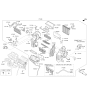 Diagram for 2021 Kia Sedona Evaporator - 97139A9100