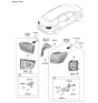 Diagram for 2019 Kia Sedona Light Socket - 92480A9610