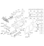 Diagram for Kia Dash Panels - 84120B2000