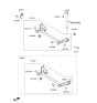 Diagram for Kia Axle Beam Mount - 55160B2000