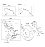 Diagram for Kia Brake Booster - 59110B2000
