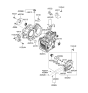 Diagram for Kia Rondo Engine Mount Bracket - 4521739950