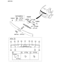 Diagram for Kia Rondo Tailgate Handle - 812601D000