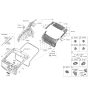 Diagram for Kia EV6 Tailgate Lock Actuator Motor - 81800CV100