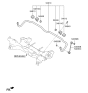 Diagram for Kia Soul Sway Bar Bushing - 548132K200