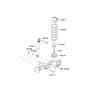 Diagram for 2012 Kia Soul Shock Absorber - 553002K820