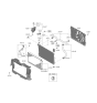 Diagram for 2021 Kia Telluride A/C Condenser Fan - 25380S9000