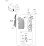 Diagram for 2020 Kia Telluride Light Socket - 92491S9000