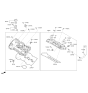 Diagram for Kia Cadenza PCV Valve Hose - 267203CAA1