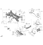 Diagram for Kia Telluride Axle Beam Mount - 55218S1000