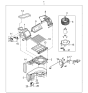 Diagram for 2007 Kia Spectra SX Blower Motor Resistor - 971791F200