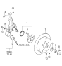 Diagram for Kia Wheel Bearing Dust Cap - 5274637000