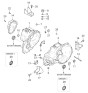 Diagram for 2003 Kia Spectra Bellhousing - 4311528501