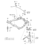 Diagram for Kia Spectra Front Cross-Member - 624102F000