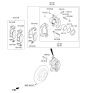 Diagram for Kia Forte Brake Pad Set - 58101A7A01