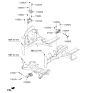 Diagram for Kia Transmission Mount - 219503X000