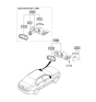 Diagram for Kia Mirror Actuator - 876222G000