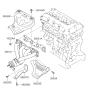 Diagram for Kia Rondo Exhaust Heat Shield - 285252G030