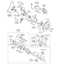 Diagram for 2008 Kia Optima Brake Pad Set - 581012GA01
