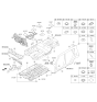 Diagram for Kia Soul EV Dash Panels - 84120E4000