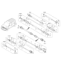 Diagram for Kia Soul EV Axle Shaft - 49500E4000
