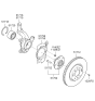 Diagram for Kia Soul Steering Knuckle - 51716B2050