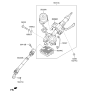 Diagram for Kia Forte Power Steering Assist Motor - 563303X005