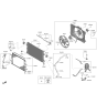 Diagram for Kia Niro EV Radiator - 25310K4010