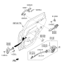Diagram for 2021 Kia Niro EV Door Handle - 82651G5000C3S