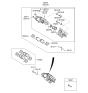 Diagram for Kia Niro EV Brake Caliper Bracket - 58210Q4000