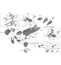Diagram for Kia Niro EV Armrest - 84660Q4000CNV