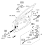 Diagram for Kia Niro EV Door Latch Cable - 81381G5000