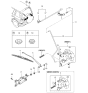 Diagram for 2002 Kia Sportage Washer Pump - 0K08367483A