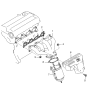 Diagram for 2000 Kia Sportage Catalytic Converter - 0K08A20500A