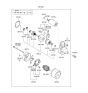 Diagram for 2009 Kia Sportage Starter Motor - 3610023170