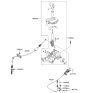 Diagram for Kia Spectra5 SX Automatic Transmission Shift Levers - 467001L21079