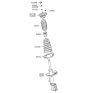 Diagram for Kia Spectra SX Shock Absorber - 553512F401